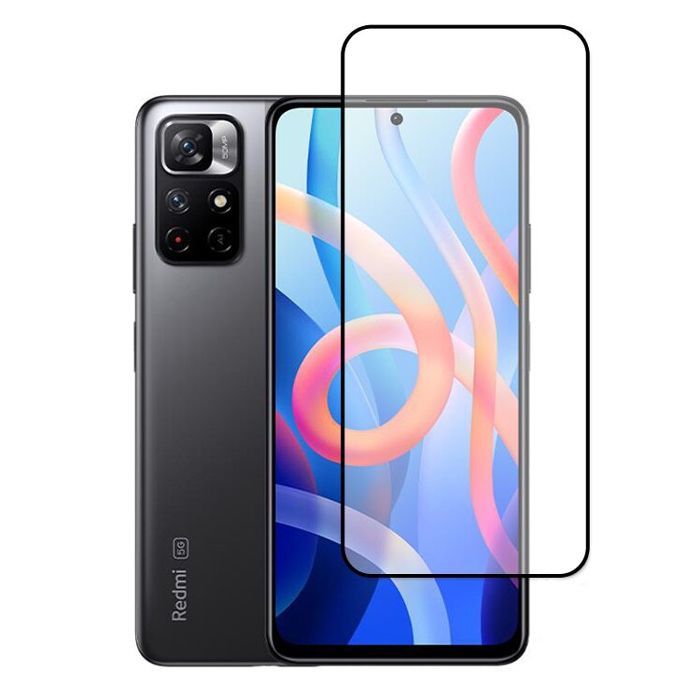 Full Glue Tempered Glass Xiaomi Poco M4 Pro 5G ΠΡΟΣΤΑΣΙΑ ΟΘΟΝΗΣ OEM Full Glue Tempered Glass Xiaomi Poco M4 Pro 5G