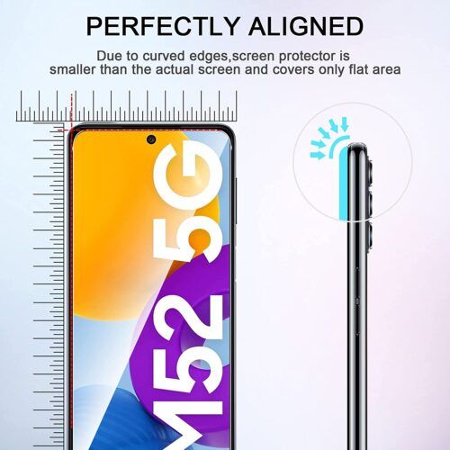 Alternative view of Tempered Glass Protector Samsung Galaxy M52 5G