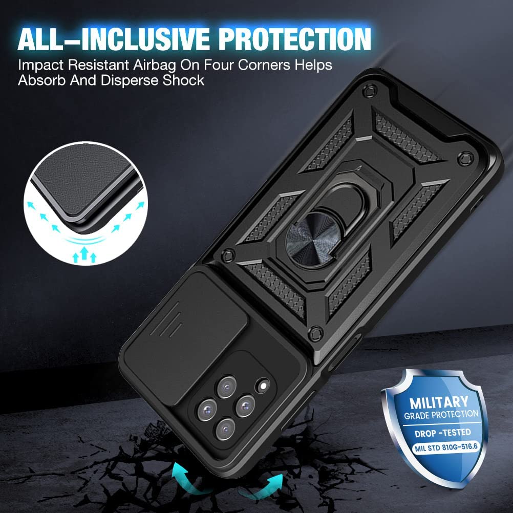 Combo Kickstand Slide Camera Case Black Xiaomi Poco M4 Pro 4G ΘΗΚΕΣ OEM Combo Kickstand Slide Camera Case Black Xiaomi Poco M4 Pro 4G - Image 5