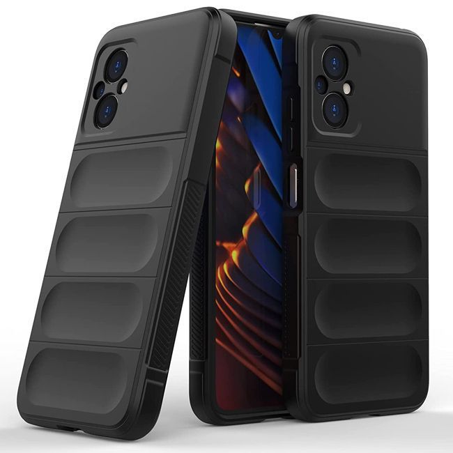 Magic Shield Case Black Xiaomi Poco M4 5G ΘΗΚΕΣ OEM Magic Shield Case Black Xiaomi Poco M4 5G