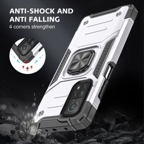 Alternative view of Θήκη Armor Ringstand Silver Samsung Galaxy A14 4G/5G