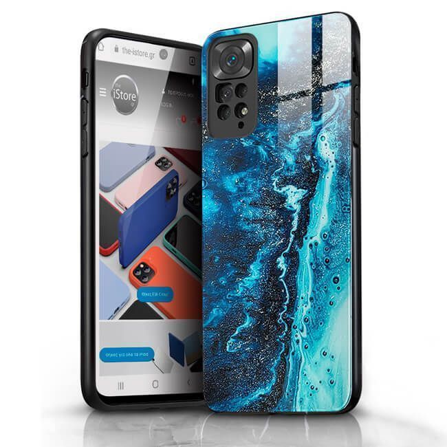 Glossy Marble Smoke Case Xiaomi Redmi Note 11/11s ΘΗΚΕΣ OEM Glossy Marble Smoke Case Xiaomi Redmi Note 11/11s - Image 3