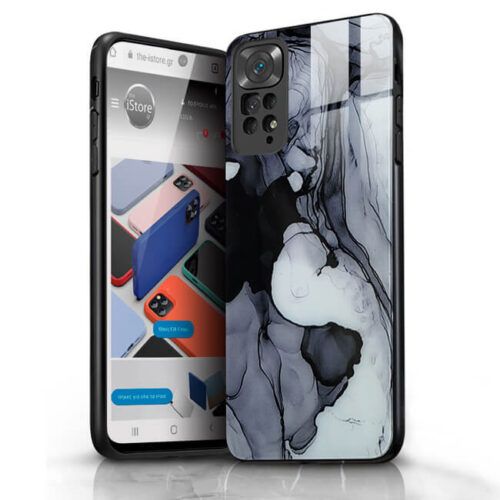 Glossy Marble Smoke Case Xiaomi Redmi Note 11/11s ΘΗΚΕΣ OEM Glossy Marble Smoke Case Xiaomi Redmi Note 11/11s