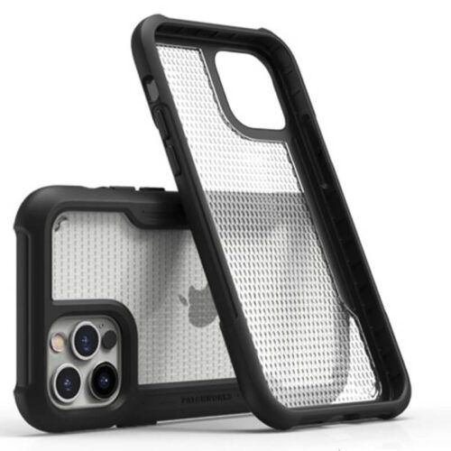 Patchworks Solid Case Clear Black iPhone 13 Pro ΘΗΚΕΣ PATCHWORKS Patchworks Solid Case Clear Black iPhone 13 Pro