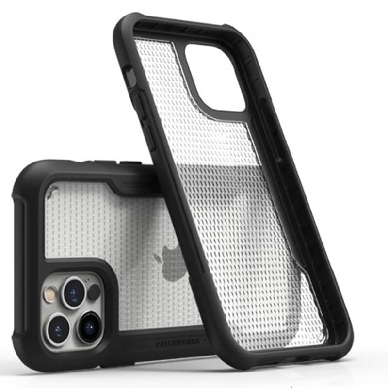 Patchworks Solid Case Clear Black iPhone 13 Pro ΘΗΚΕΣ PATCHWORKS Patchworks Solid Case Clear Black iPhone 13 Pro
