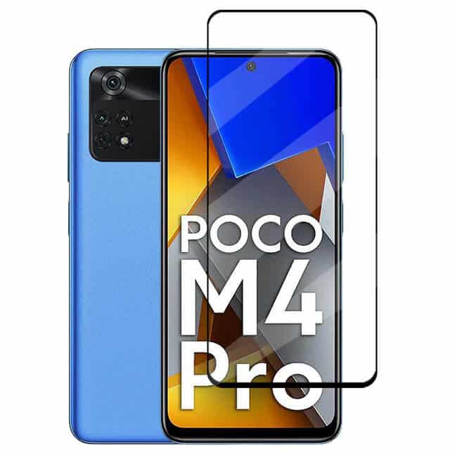 Full Glue Tempered Glass Xiaomi Poco M4 Pro 4G ΠΡΟΣΤΑΣΙΑ ΟΘΟΝΗΣ OEM Full Glue Tempered Glass Xiaomi Poco M4 Pro 4G