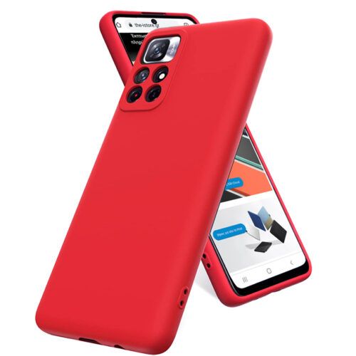 Θήκη Rubber Silk Red Xiaomi Redmi Note 12 Pro 4G