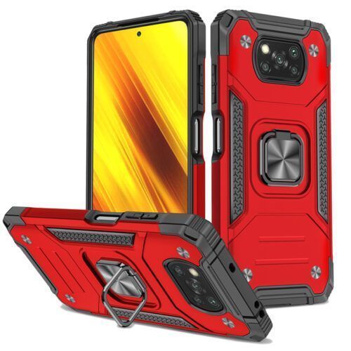Armor Ringstand Case Red Xiaomi Poco X3 NFC / X3 Pro ΘΗΚΕΣ OEM Armor Ringstand Case Red Xiaomi Poco X3 NFC / X3 Pro