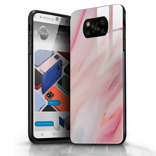 Glossy Marble Cream Case Xiaomi Poco X3 NFC/X3 Pro ΘΗΚΕΣ OEM Glossy Marble Cream Case Xiaomi Poco X3 NFC/X3 Pro