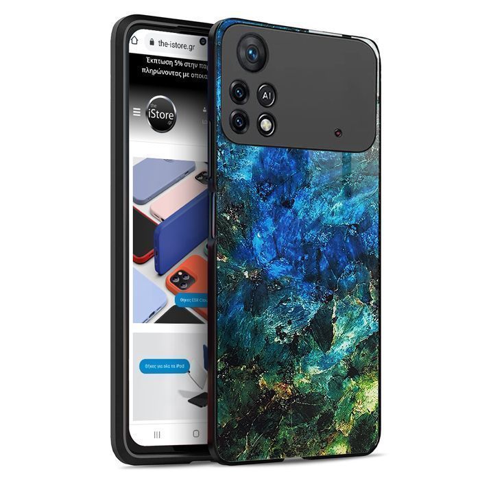 Glossy Marble Emerald Case Xiaomi Poco X4 Pro 5G ΘΗΚΕΣ OEM Glossy Marble Emerald Case Xiaomi Poco X4 Pro 5G