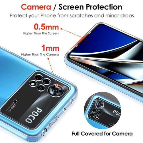 Alternative view of Orso Crystal Gel Case Xiaomi Poco X4 Pro 5G
