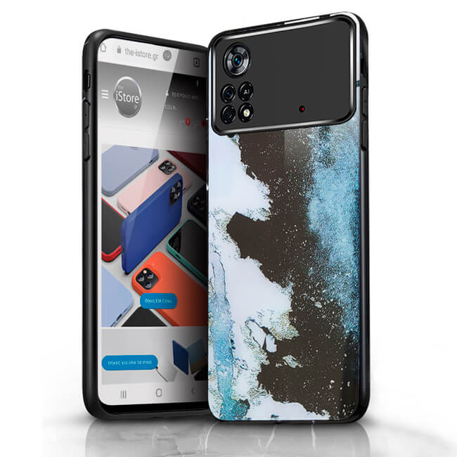 Glossy Marble Smoke Case Xiaomi Poco X4 Pro 5G ΘΗΚΕΣ OEM Glossy Marble Smoke Case Xiaomi Poco X4 Pro 5G - Image 2