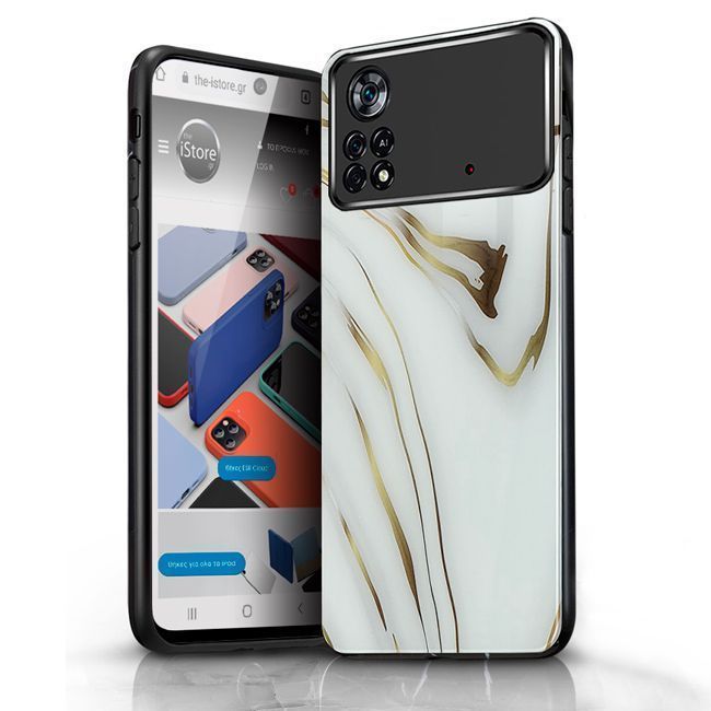 Glossy Marble Smoke Case Xiaomi Poco X4 Pro 5G ΘΗΚΕΣ OEM Glossy Marble Smoke Case Xiaomi Poco X4 Pro 5G - Image 3