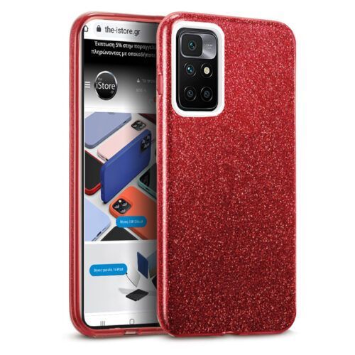 Hybrid Strass Red Case Xiaomi Redmi Note 11s 5G ΘΗΚΕΣ OEM Hybrid Strass Red Case Xiaomi Redmi Note 11s 5G