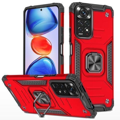 Θήκη Armor Ringstand Red Xiaomi Redmi Note 12 Pro 4G ΘΗΚΕΣ OEM Θήκη Armor Ringstand Red Xiaomi Redmi Note 12 Pro 4G