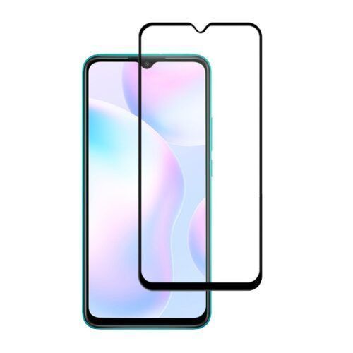 21D Full Glue Black Tempered Glass Xiaomi Redmi 9A