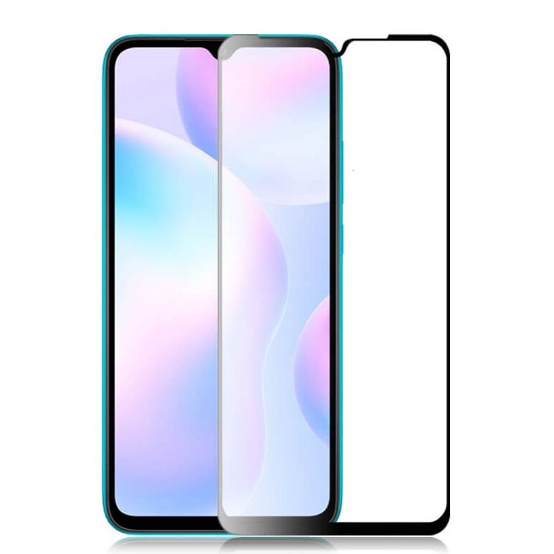Tempered Glass Full Cover Xiaomi Redmi 9A ΠΡΟΣΤΑΣΙΑ ΟΘΟΝΗΣ OEM Tempered Glass Full Cover Xiaomi Redmi 9A