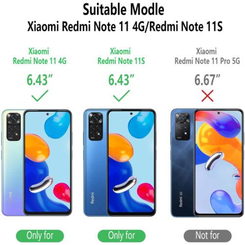 Alternative view of Full Glue Tempered Glass Xiaomi Redmi Note 11/11s