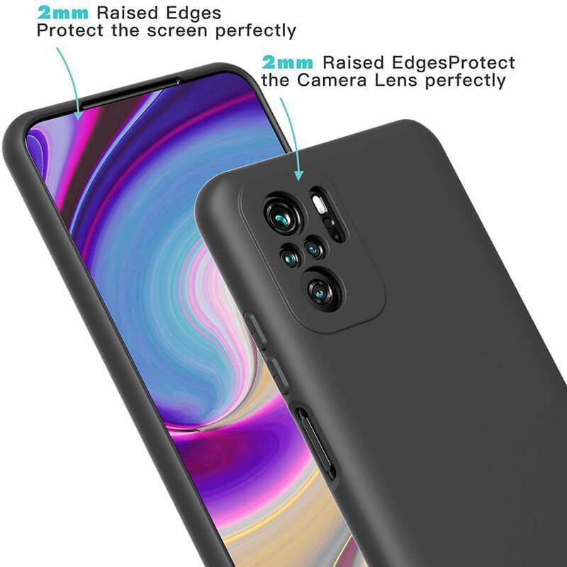 Rubber Silk Case Black Xiaomi Redmi Note 10/Note10s ΘΗΚΕΣ OEM Rubber Silk Case Black Xiaomi Redmi Note 10/Note10s - Image 3