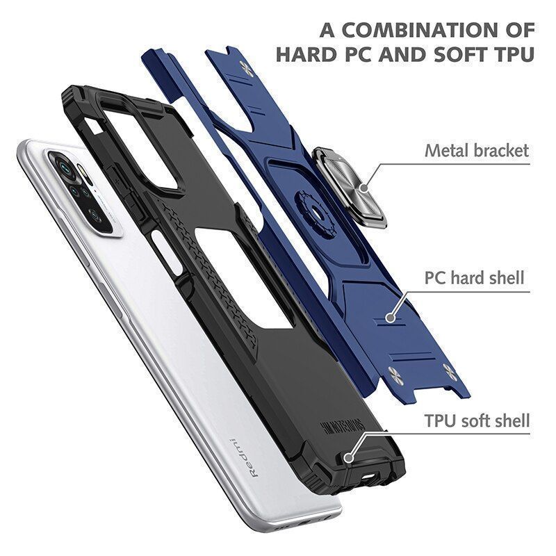 Θήκη Armor Ringstand Blue Xiaomi Redmi Note 12 Pro 4G ΘΗΚΕΣ OEM Θήκη Armor Ringstand Blue Xiaomi Redmi Note 12 Pro 4G - Image 2