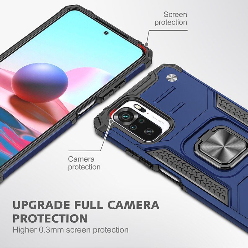 Θήκη Armor Ringstand Blue Xiaomi Redmi Note 12 Pro 4G ΘΗΚΕΣ OEM Θήκη Armor Ringstand Blue Xiaomi Redmi Note 12 Pro 4G - Image 3
