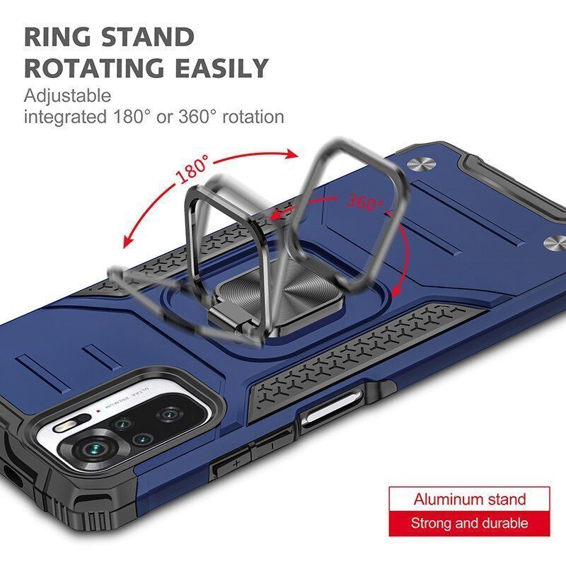 Θήκη Armor Ringstand Blue Xiaomi Redmi Note 12 Pro 4G ΘΗΚΕΣ OEM Θήκη Armor Ringstand Blue Xiaomi Redmi Note 12 Pro 4G - Image 4