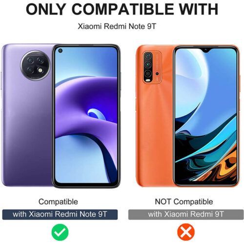 Alternative view of Armor Ringstand Case Silver Xiaomi Redmi Note 9T