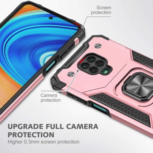Alternative view of Armor Ringstand Case Rose Gold Xiaomi Redmi Note 9s / Note 9 Pro / Note 9 Pro Max