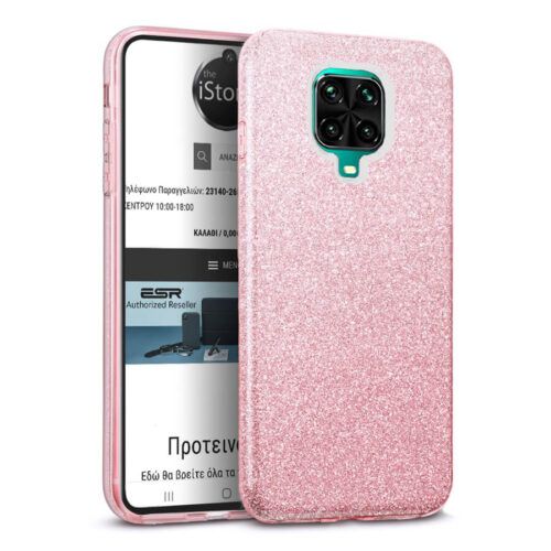 Hybrid Strass Pink Case Xiaomi Redmi Note 9s / 9 Pro / 9 Pro Max ΘΗΚΕΣ OEM Hybrid Strass Pink Case Xiaomi Redmi Note 9s / 9 Pro / 9 Pro Max