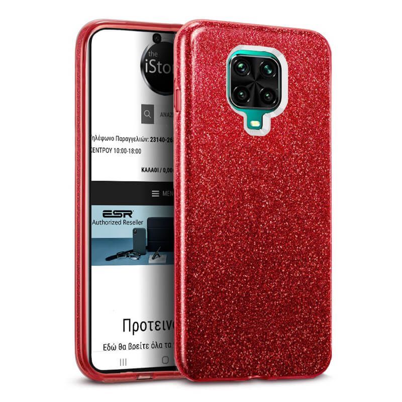 Hybrid Strass Red Case Xiaomi Redmi Note 9s / 9 Pro / 9 Pro Max ΘΗΚΕΣ OEM Hybrid Strass Red Case Xiaomi Redmi Note 9s / 9 Pro / 9 Pro Max