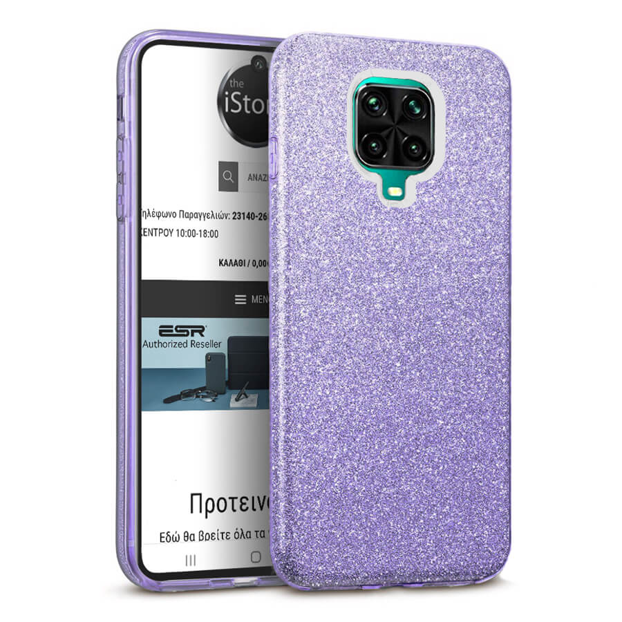 Hybrid Strass Pink Case Xiaomi Redmi Note 9s / 9 Pro / 9 Pro Max ΘΗΚΕΣ OEM Hybrid Strass Pink Case Xiaomi Redmi Note 9s / 9 Pro / 9 Pro Max - Image 3