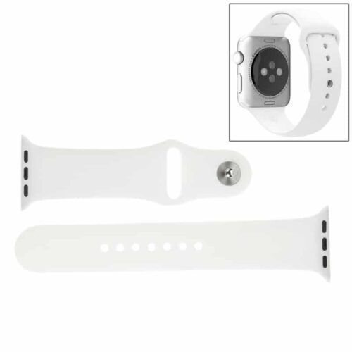 Alternative view of Kakapi Λευκό Silicone Λουράκι Apple Watch 38/40/41/42mm Series 10 2024