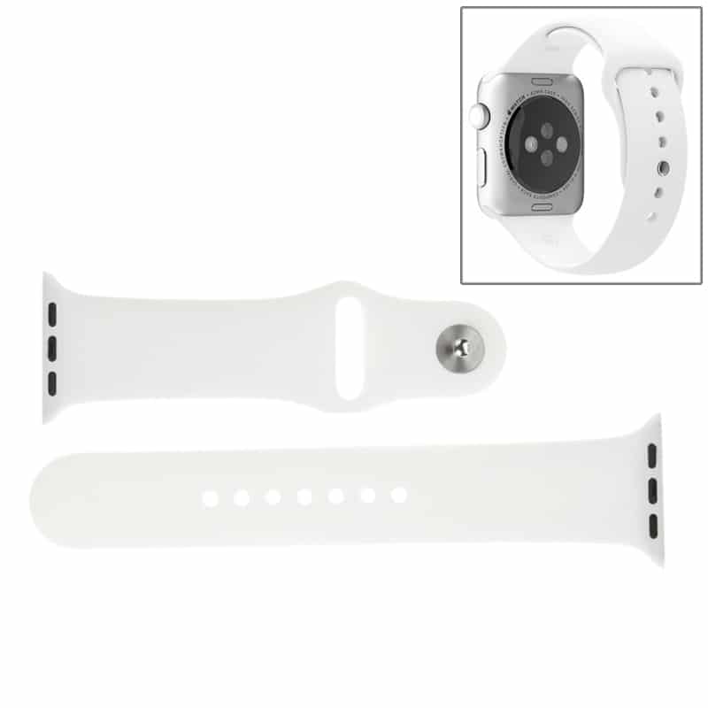 Kakapi Λευκό Silicone Λουράκι Apple Watch 38/40/41/42mm Series 10 2024 APPLE WATCH Kakapi Kakapi Λευκό Silicone Λουράκι Apple Watch 38/40/41/42mm Series 10 2024 - Image 2