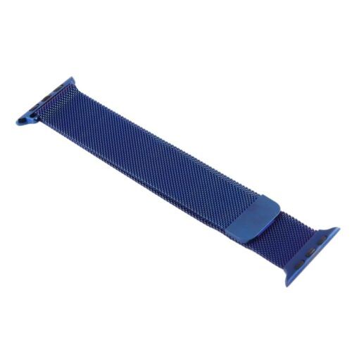 Alternative view of OEM Milanese Loop Blue για Apple Watch 44/45/46/49mm