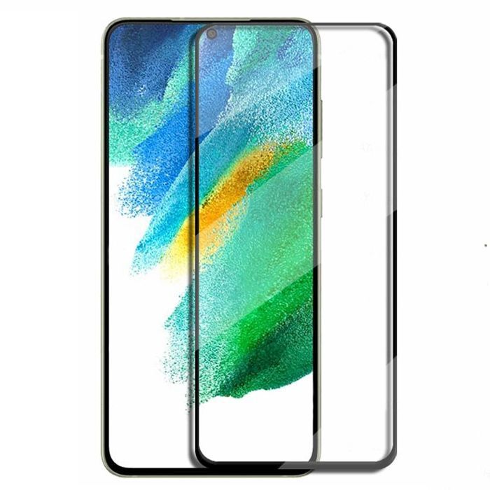 21D Full Glue Tempered Glass Samsung Galaxy S21 FE ΠΡΟΣΤΑΣΙΑ ΟΘΟΝΗΣ OEM 21D Full Glue Tempered Glass Samsung Galaxy S21 FE
