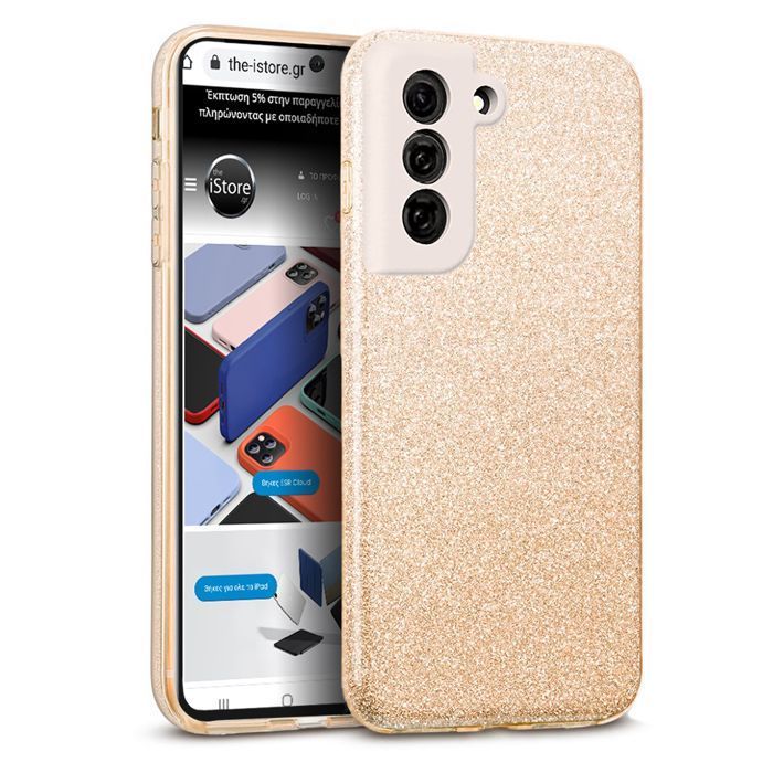 Hybrid Strass Pink Case Samsung Galaxy S21 FE 5G ΘΗΚΕΣ OEM Hybrid Strass Pink Case Samsung Galaxy S21 FE 5G - Image 7