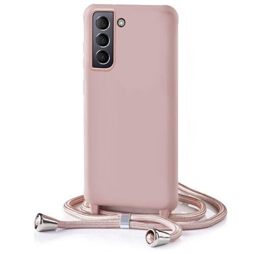 Θήκη Orso Soft TPU Κορδόνι Dusty Rose Samsung Galaxy A36/A56