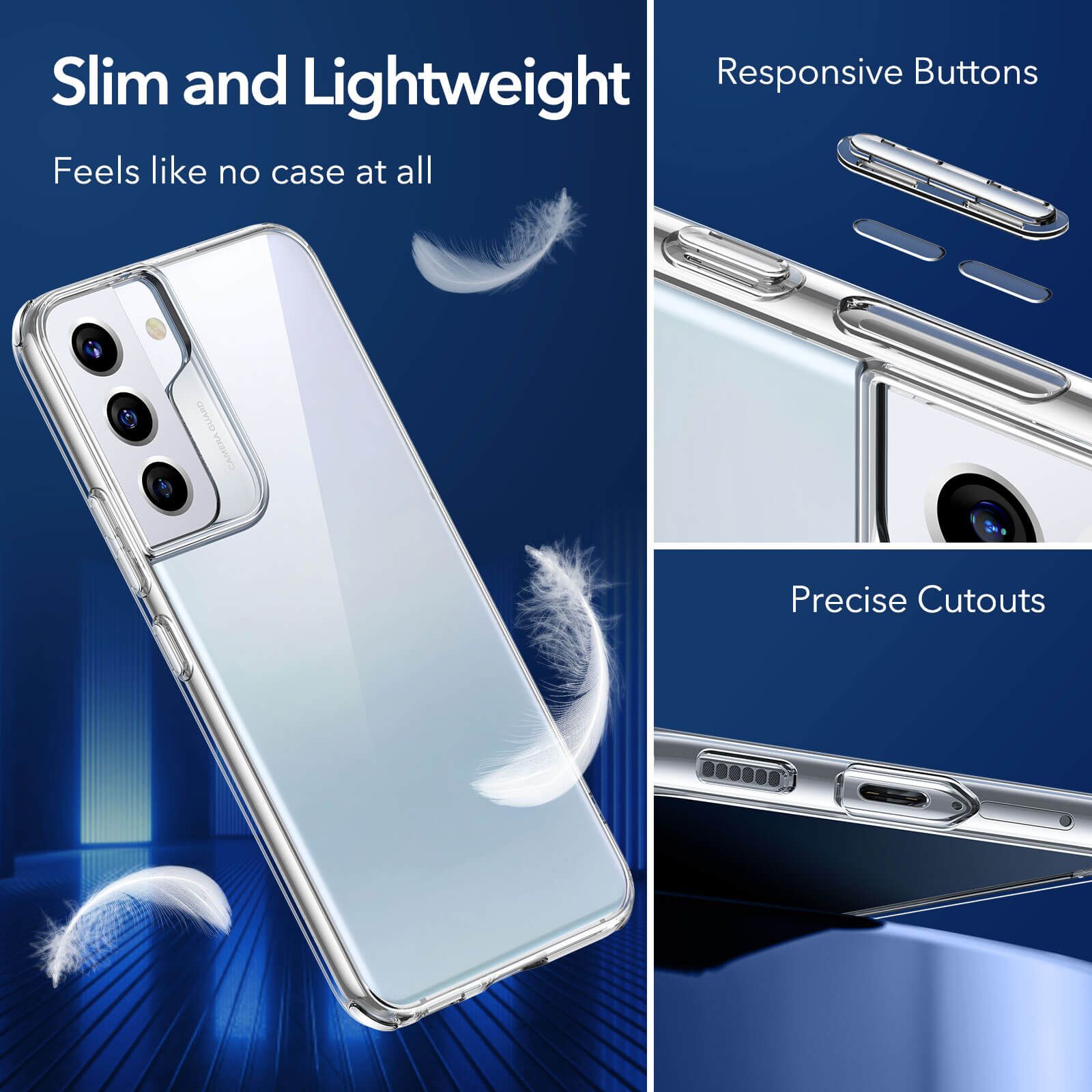 ESR Samsung Galaxy S22 Plus Essential Zero Clear Case ΘΗΚΕΣ ESR ESR Samsung Galaxy S22 Plus Essential Zero Clear Case - Image 4