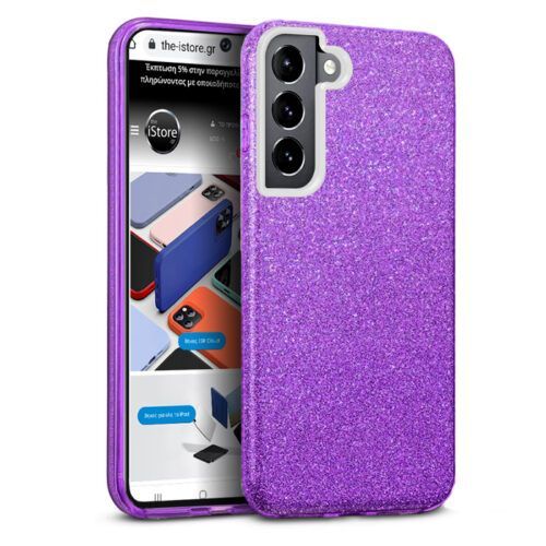 Hybrid Strass Violet Case Samsung Galaxy S22 Plus ΘΗΚΕΣ OEM Hybrid Strass Violet Case Samsung Galaxy S22 Plus
