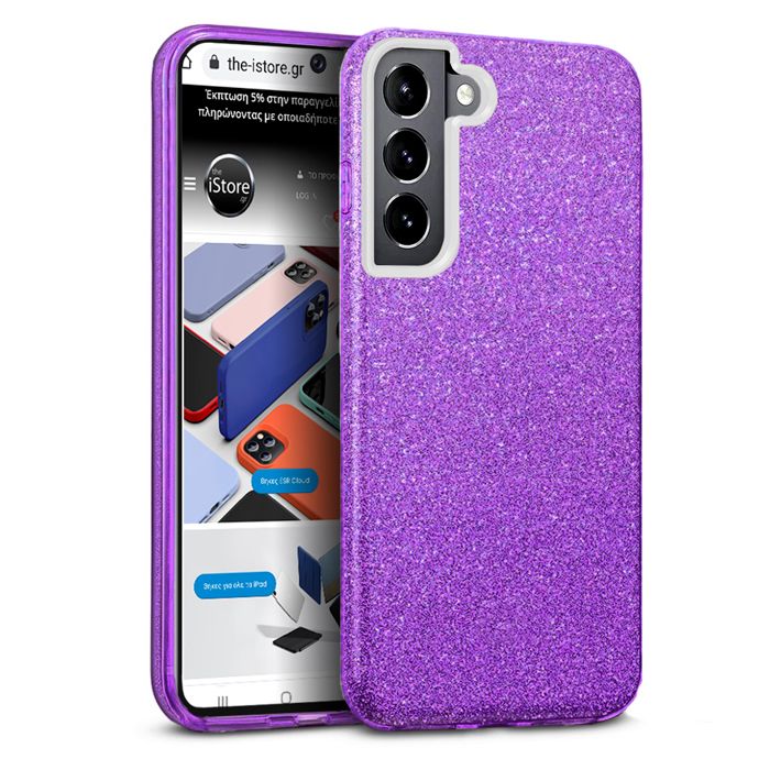 Hybrid Strass Violet Case Samsung Galaxy S22 Plus ΘΗΚΕΣ OEM Hybrid Strass Violet Case Samsung Galaxy S22 Plus