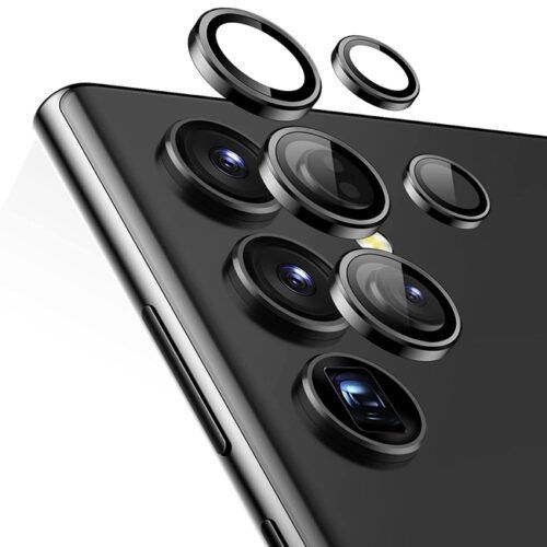 ESR Tempered Glass 9H Camera Lens Black Samsung Galaxy S23 Ultra ΠΡΟΣΤΑΣΙΑ ΟΘΟΝΗΣ ESR ESR Tempered Glass 9H Camera Lens Black Samsung Galaxy S23 Ultra