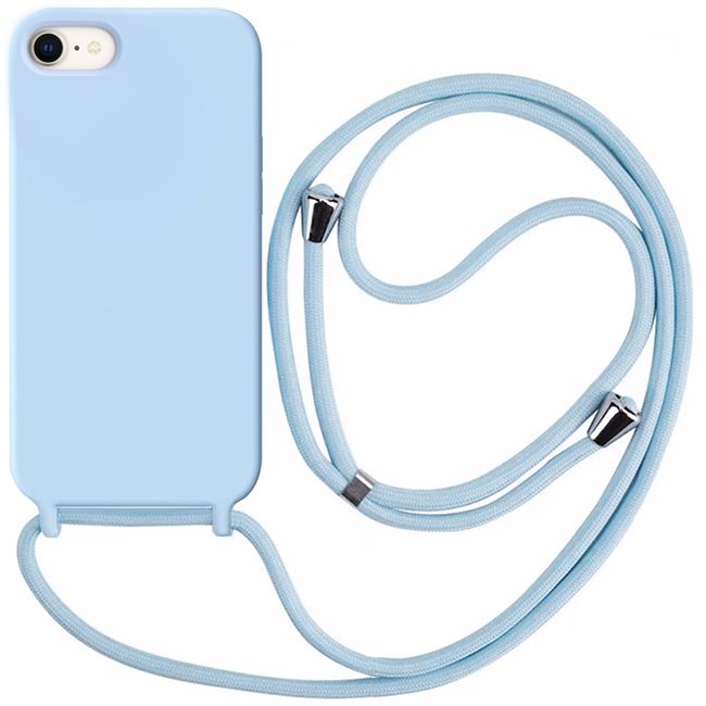 Θήκη Orso Cloud Κορδόνι Cyan iPhone 7/8/SE ΘΗΚΕΣ OEM Θήκη Orso Cloud Κορδόνι Cyan iPhone 7/8/SE
