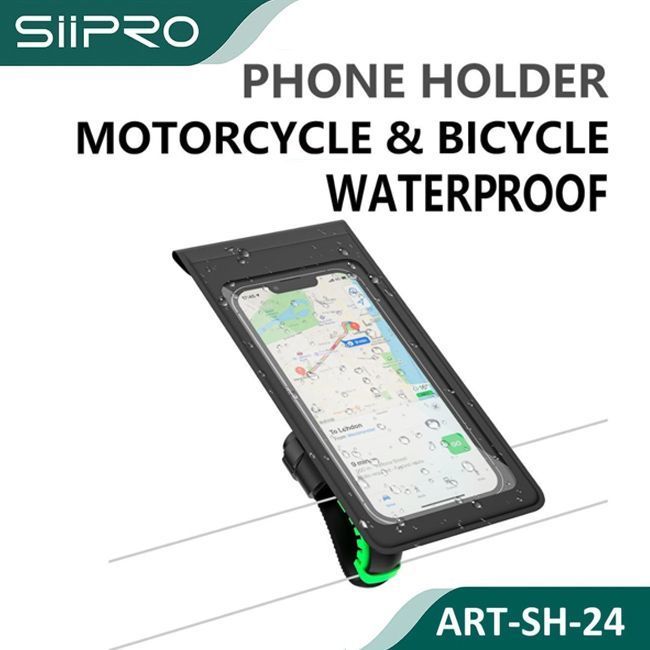 Siipro Motorcycle & Bicycle Waterproof 360 Phone Holder (SH-24) ΑΞΕΣΟΥΑΡ SIIPRO Siipro Motorcycle & Bicycle Waterproof 360 Phone Holder (SH-24)
