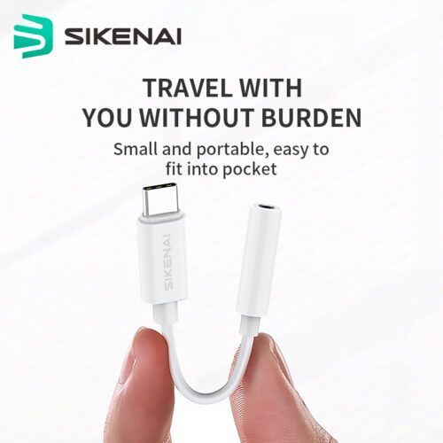 Alternative view of Sikenai Αντάπτορας USB Type-C to 3,5mm Headphone Jack (T1)