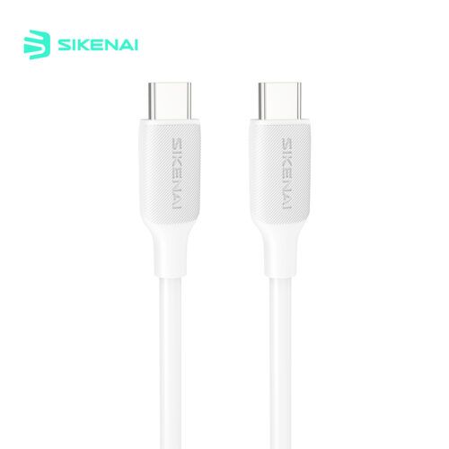 Sikenai Ανθεκτικό Καλώδιο 66W USB Type C to Type C 1,2Μ White ANDROID Sikenai Sikenai Ανθεκτικό Καλώδιο 66W USB Type C to Type C 1,2Μ White