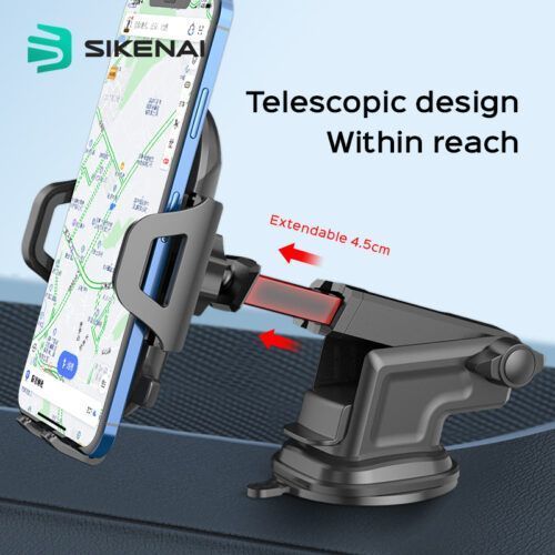 Alternative view of Sikenai Gravity Car Holder Black (XO-62)