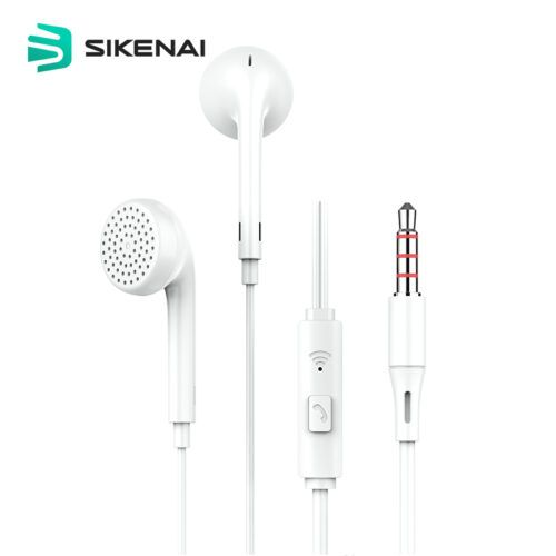 Sikenai Earphone Stereo 3,5mm Jack White (M2) ΑΚΟΥΣΤΙΚΑ-BLUETOOTH Sikenai Sikenai Earphone Stereo 3,5mm Jack White (M2)