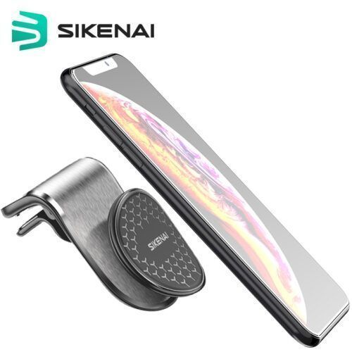 Sikenai Rotary Magnetic Car Clip Silver (XO-32) ΑΞΕΣΟΥΑΡ Sikenai Sikenai Rotary Magnetic Car Clip Silver (XO-32)
