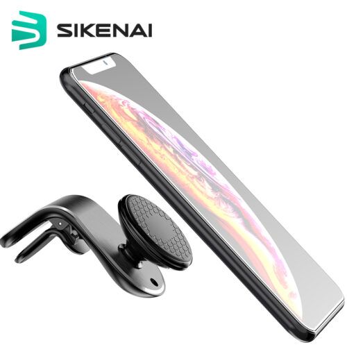 Sikenai Rotary Magnetic Car Clip Black (XO-32) ΑΞΕΣΟΥΑΡ Sikenai Sikenai Rotary Magnetic Car Clip Black (XO-32)