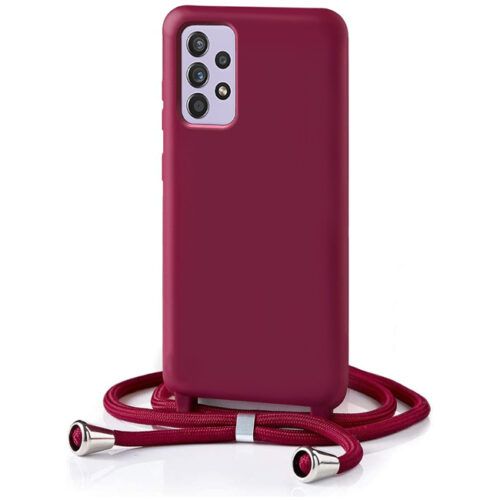 Θήκη Orso Soft TPU Κορδόνι Wine Samsung Galaxy A53 5G